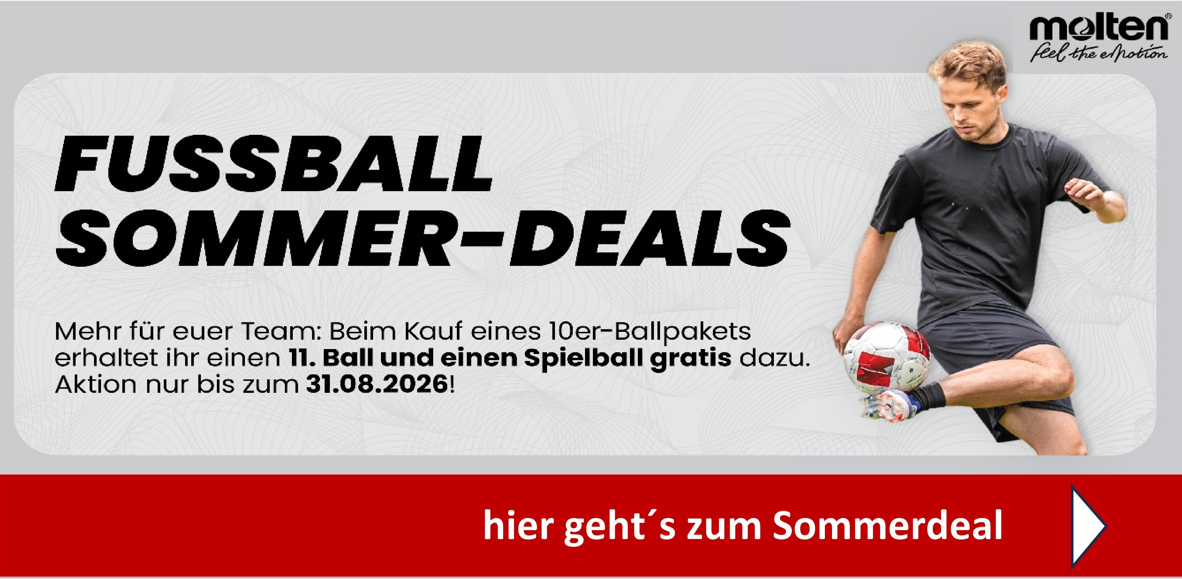 Molten Fussball Sommer-Deals