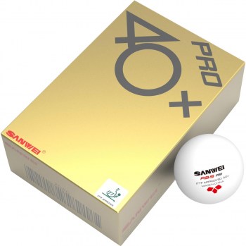 Sanwei Ball ABS 40+ Pro *** 72er weiß Art.-Nr.: TTC103261200 I TOBA-Sport.Shop