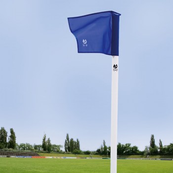 Eckstange weiß/50mm, blau