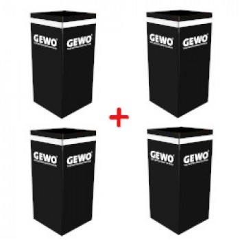 Gewo Tischtennis Handtuchbox 4er Set IToba-Sport.Shop 