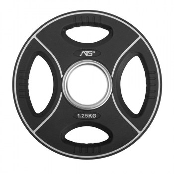 ATS Polyurethan Hantelscheibe 50mm, Farbe schwarz IToba-sport.Shop